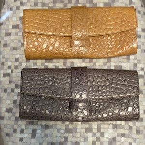 Rene Mancini, Paris.Vintage Crocodile Clutch Purse